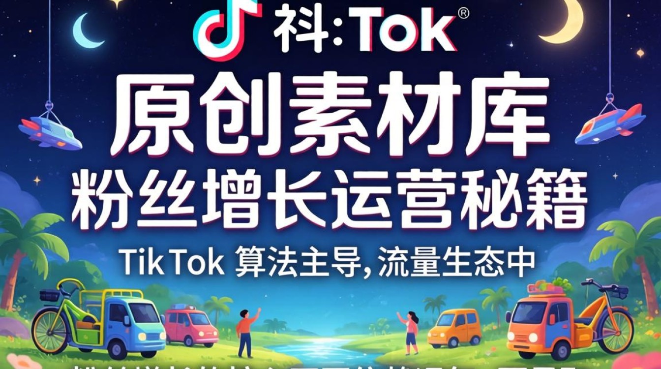 TikTok 原创素材库粉丝增长运营秘籍