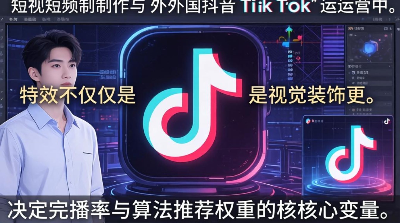 短视频制作外国抖音TikTok特效怎么提升视频质量