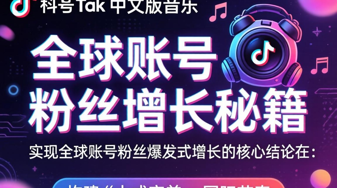 TikTok 中文版音乐全球账号粉丝增长秘籍
