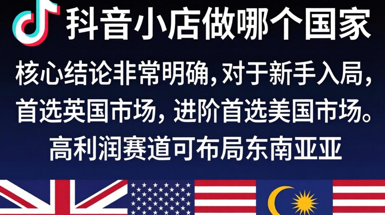 TikTok 小店选哪个国家好