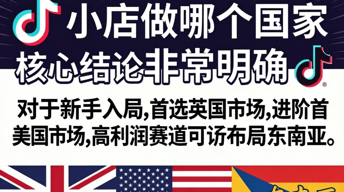 TikTok 小店选哪个国家好
