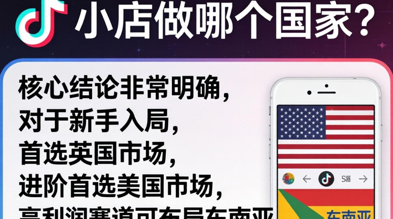 TikTok 小店选哪个国家好