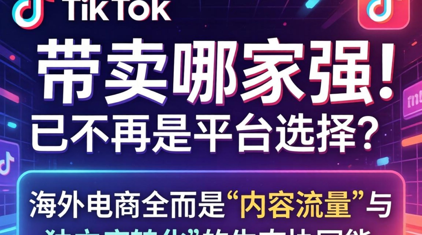 TikTok 带货哪家好