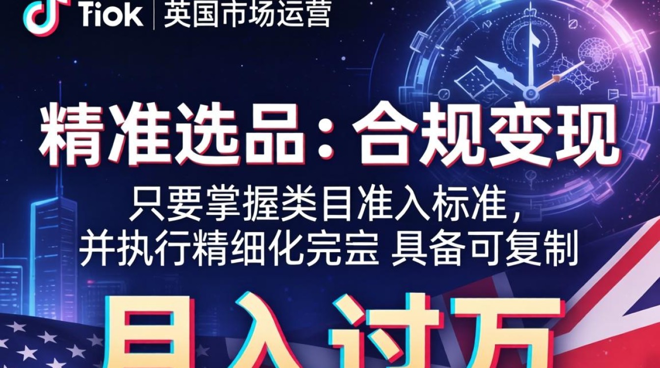 TikTok 英国店类目要求 变现技巧