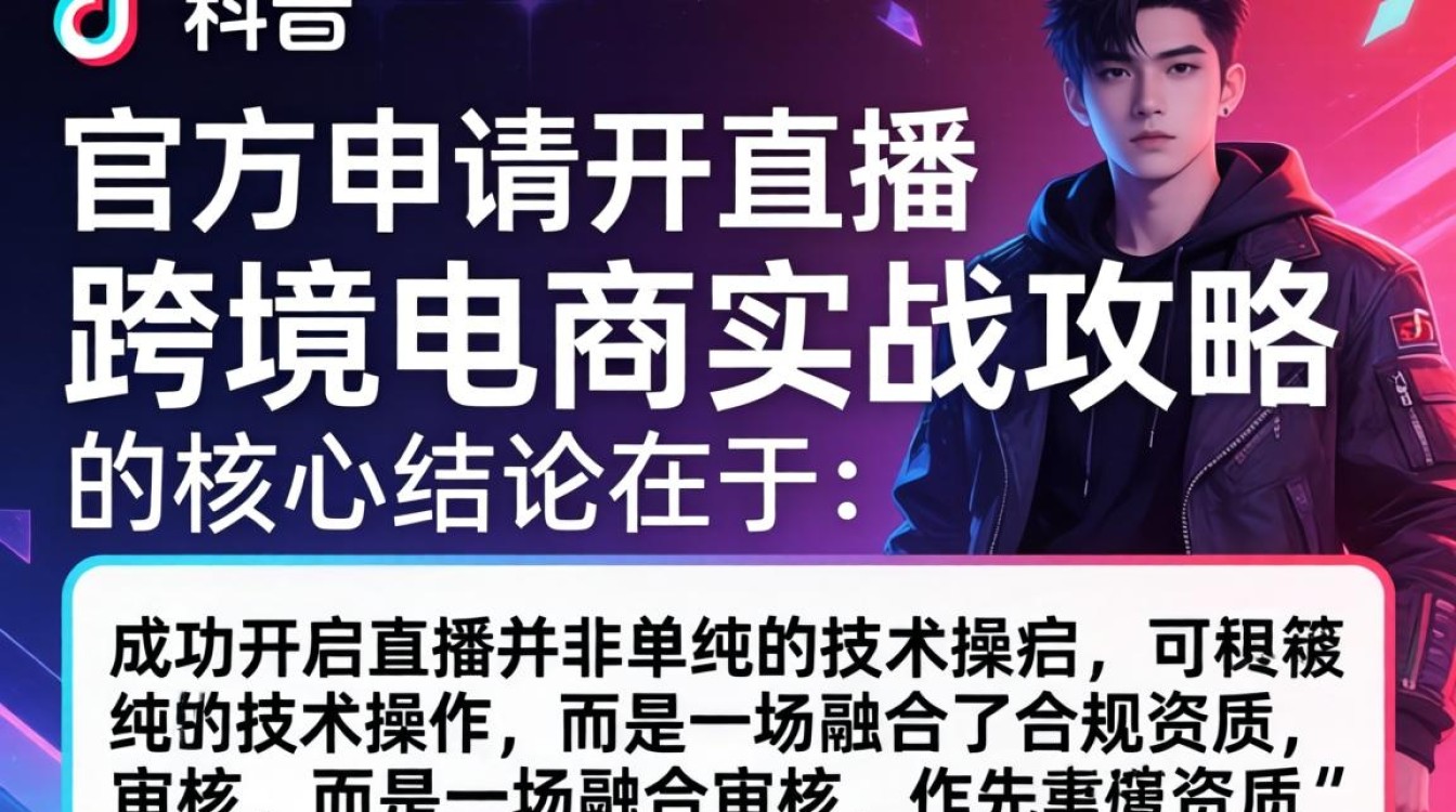 TikTok 官方申请开直播 跨境电商实战攻略