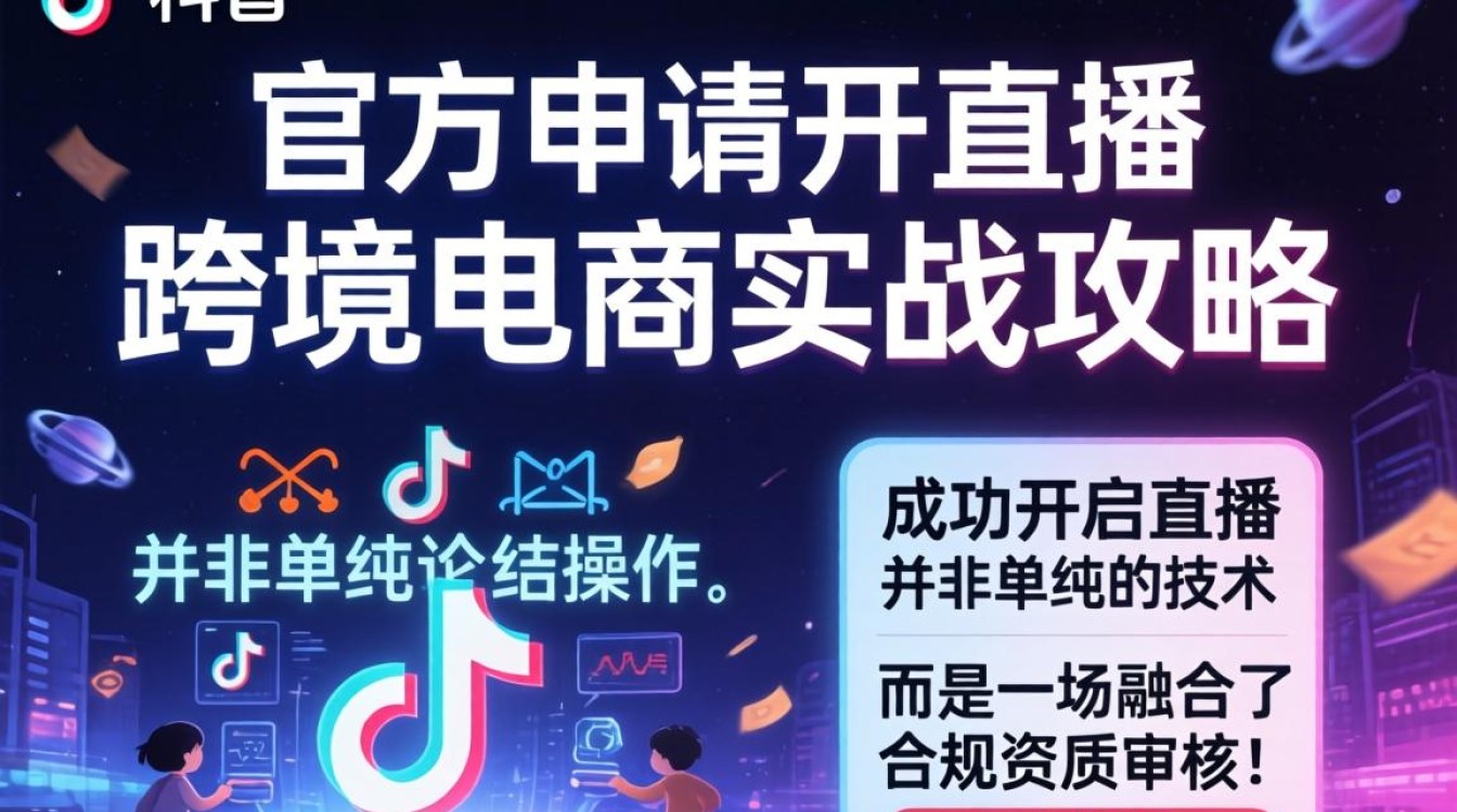 TikTok 官方申请开直播 跨境电商实战攻略