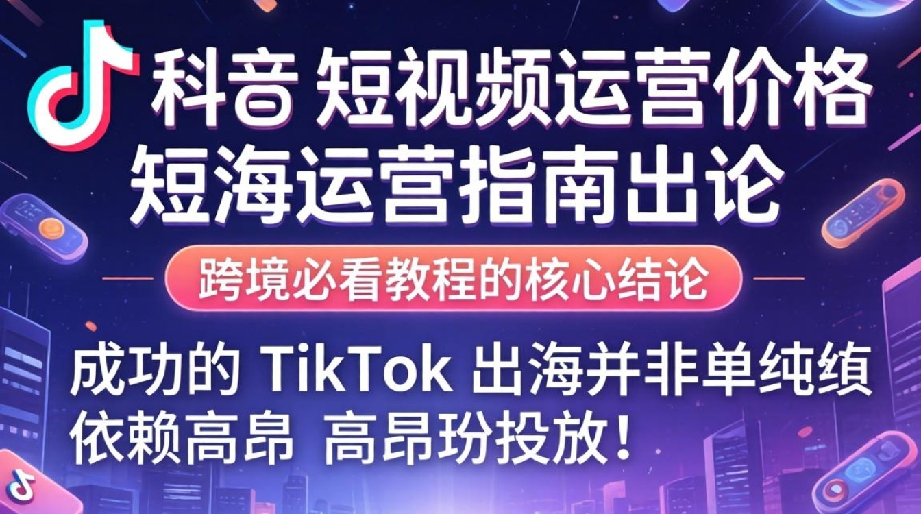 TikTok 短视频运营价格是多少