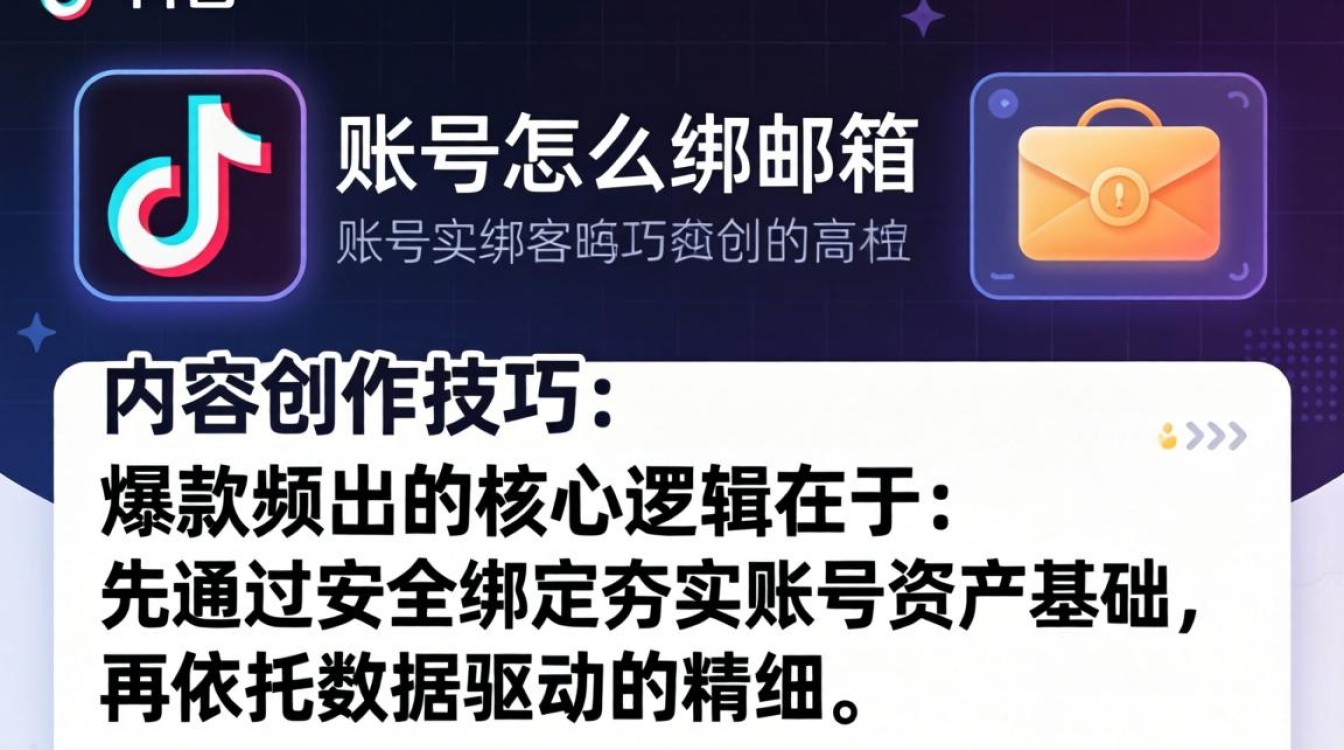 TikTok 账号绑定邮箱教程及内容创作技巧