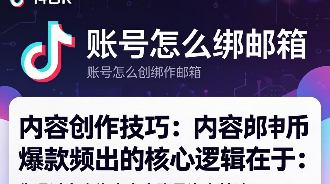 TikTok 账号绑定邮箱教程及内容创作技巧