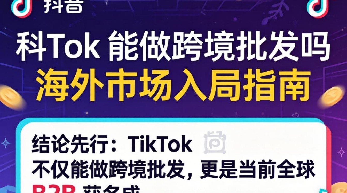 TikTok 能做跨境批发吗
