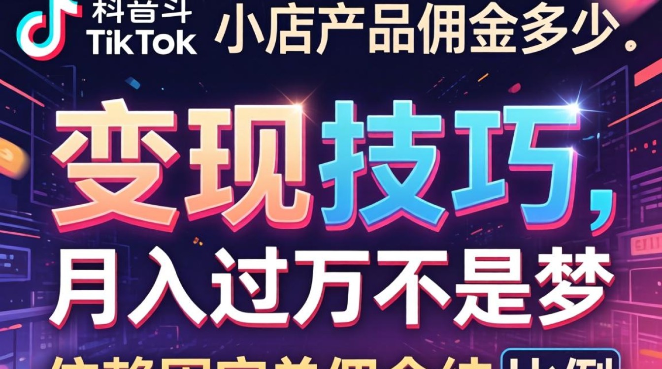 TikTok 小店佣金比例及月入过万变现技巧