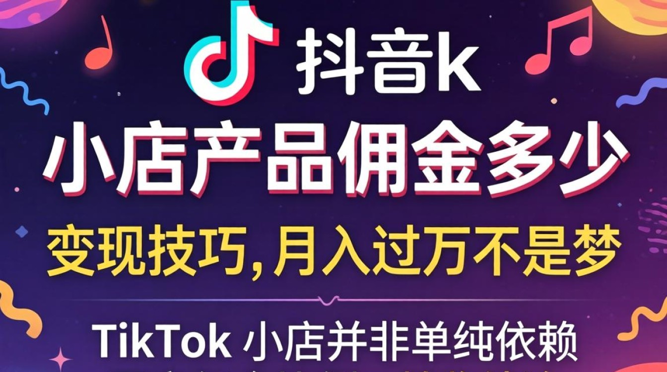 TikTok 小店佣金比例及月入过万变现技巧