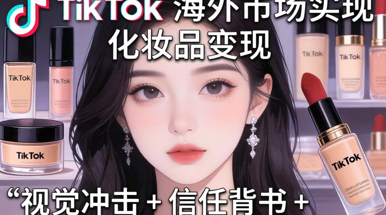 TikTok 化妆品视频怎么海外赚钱