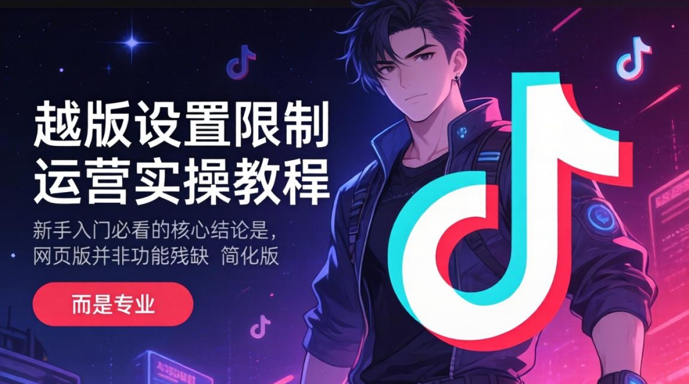 TikTok 网页版设置限制怎么操作