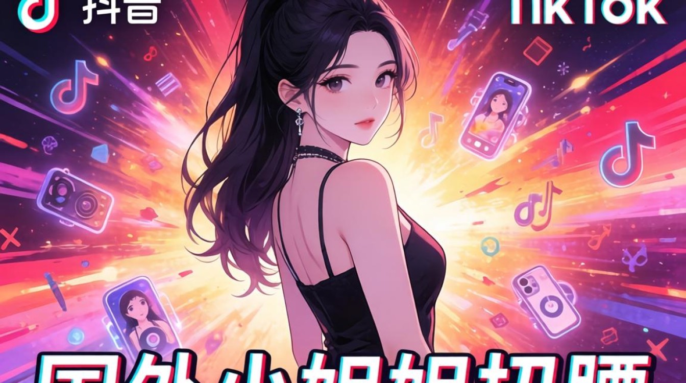 抖音国外tiktok小姐姐扭腰变现技巧