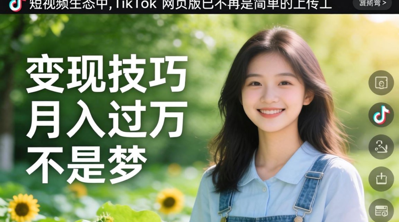 TikTok 网页版发布作品怎么变现