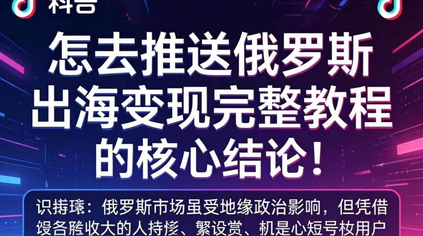 TikTok 俄罗斯流量怎么获取