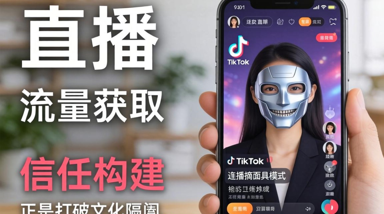 TikTok 连麦摘面具 跨境运营从入门到进阶