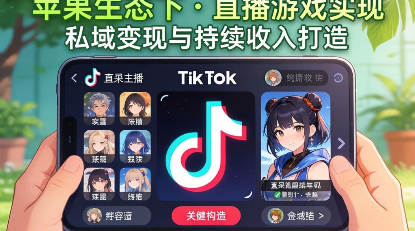 苹果 TikTok 怎么直播游戏