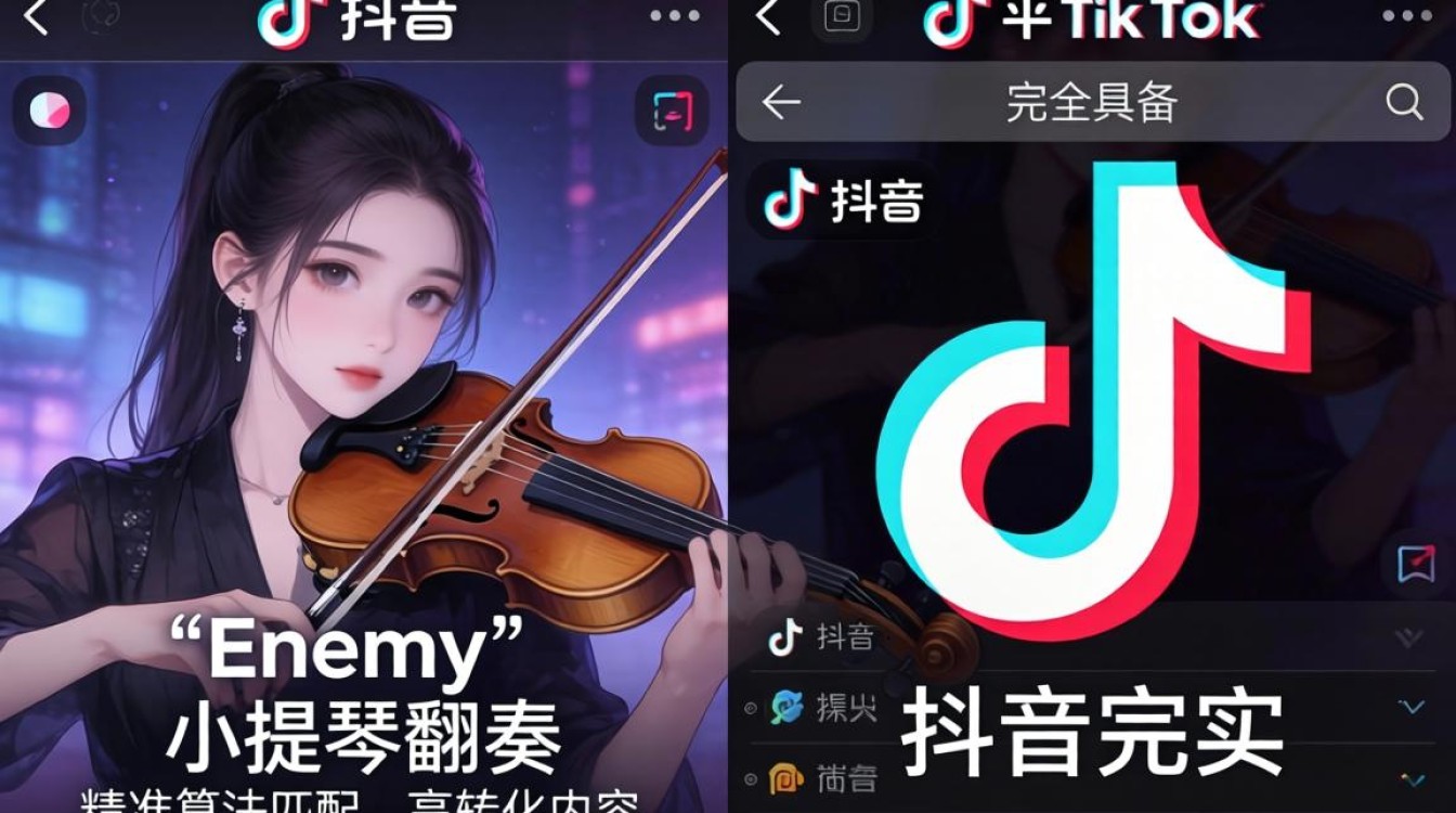 抖音 enemy 小提琴 tiktok 变现技巧