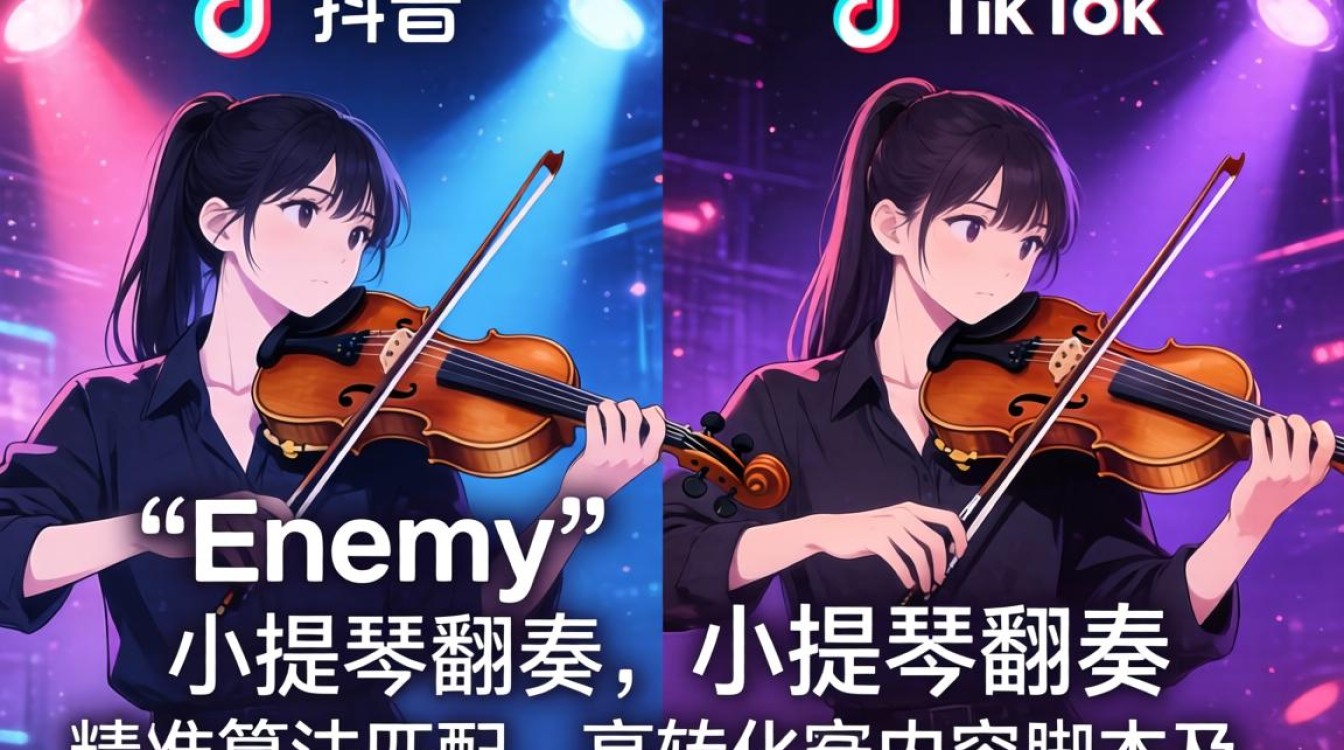 抖音 enemy 小提琴 tiktok 变现技巧
