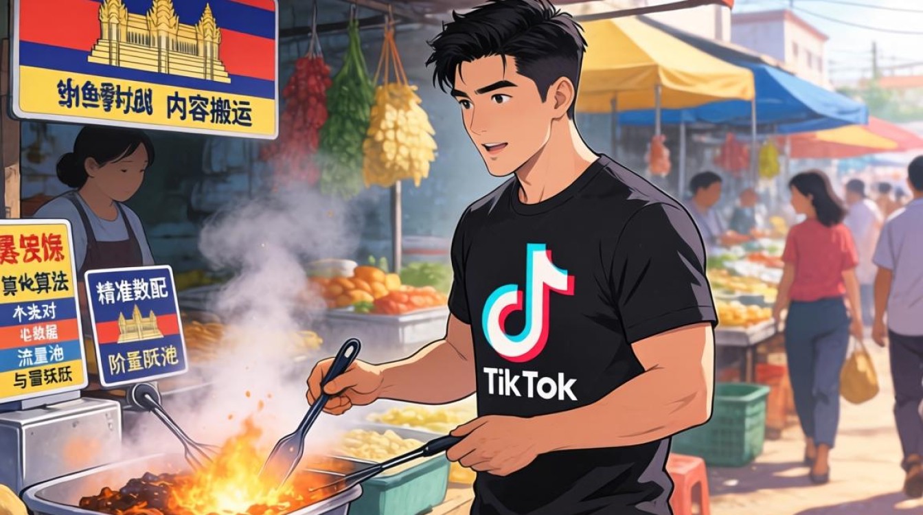 柬埔寨TikTok下载量及流量池突破算法解析