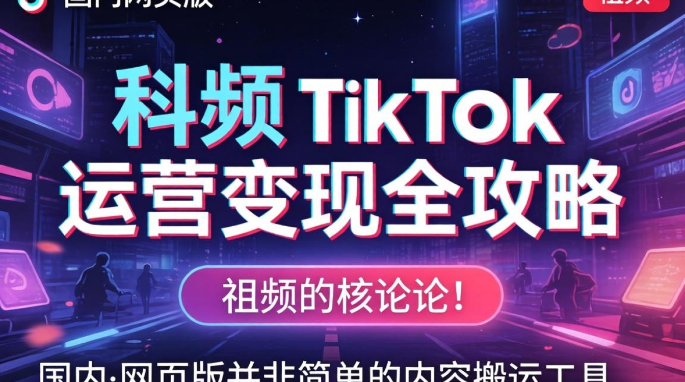 短视频国内网页版TikTok怎么运营变现