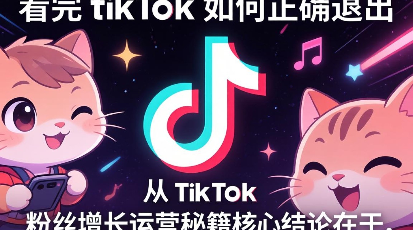 抖音看完tiktok如何正确退出