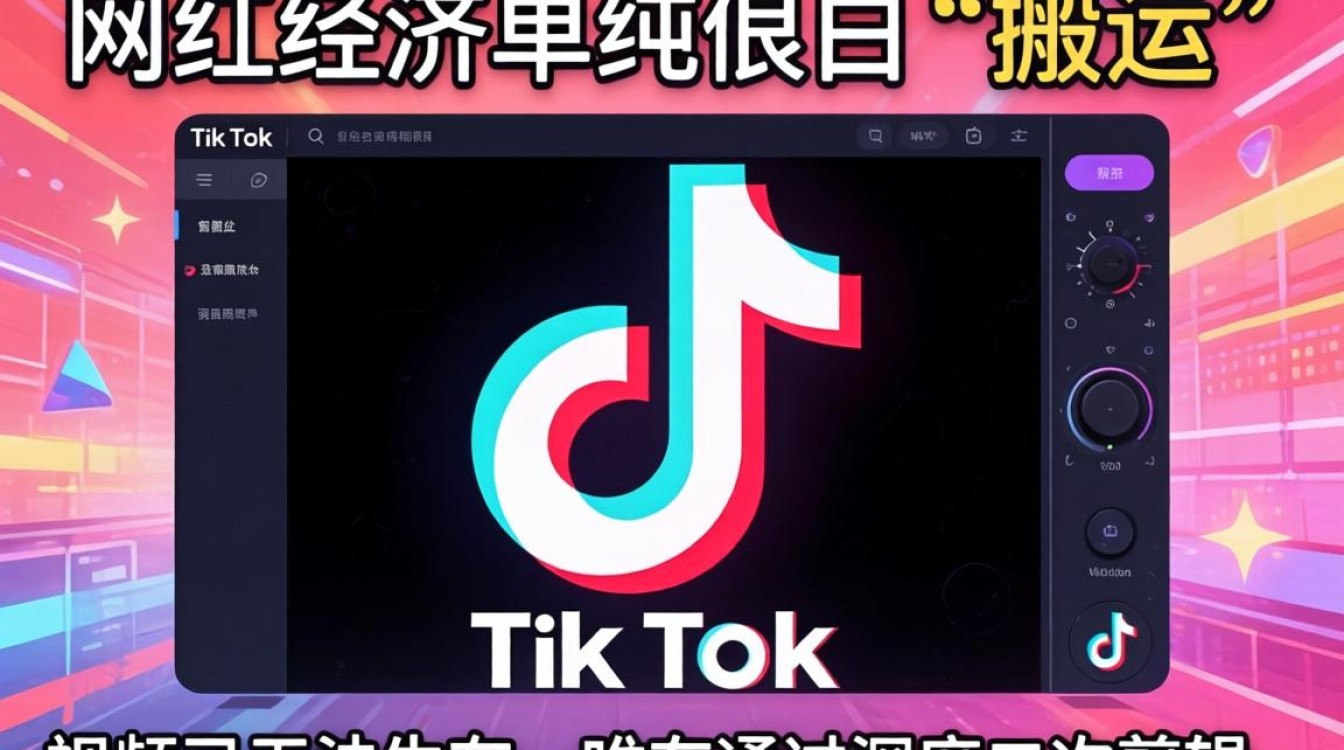 网红经济搬运tiktok视频如何编辑