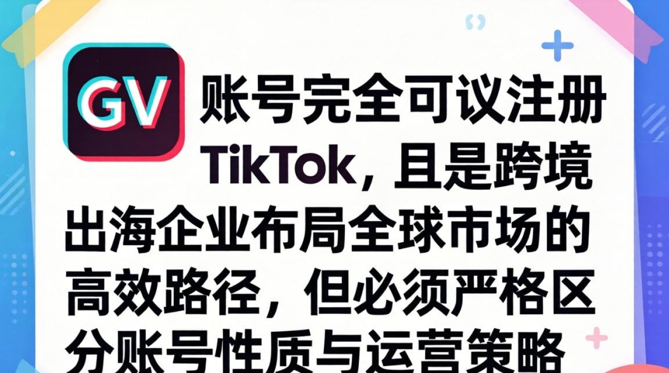 跨境出海 GV 可以注册 TikTok 吗