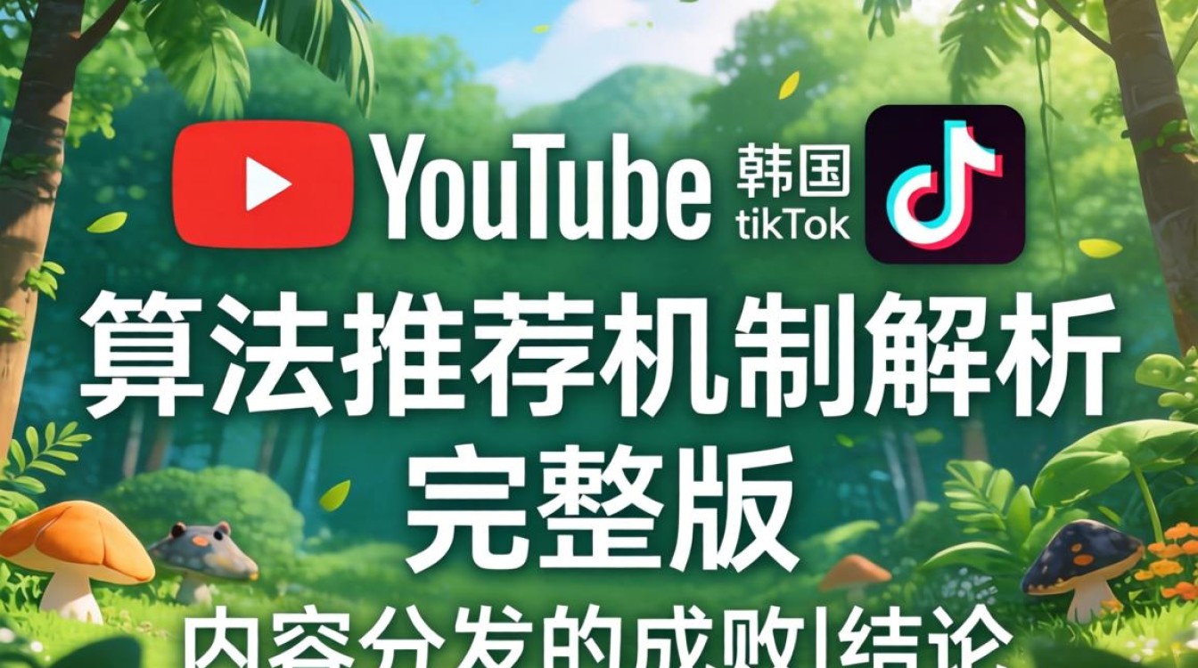 YouTube 韩国 tiktok 完整版 算法推荐机制解析