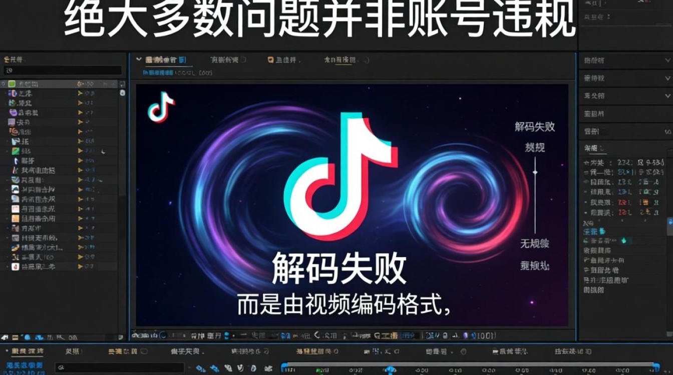 TikTok 上传视频解码失败怎么办
