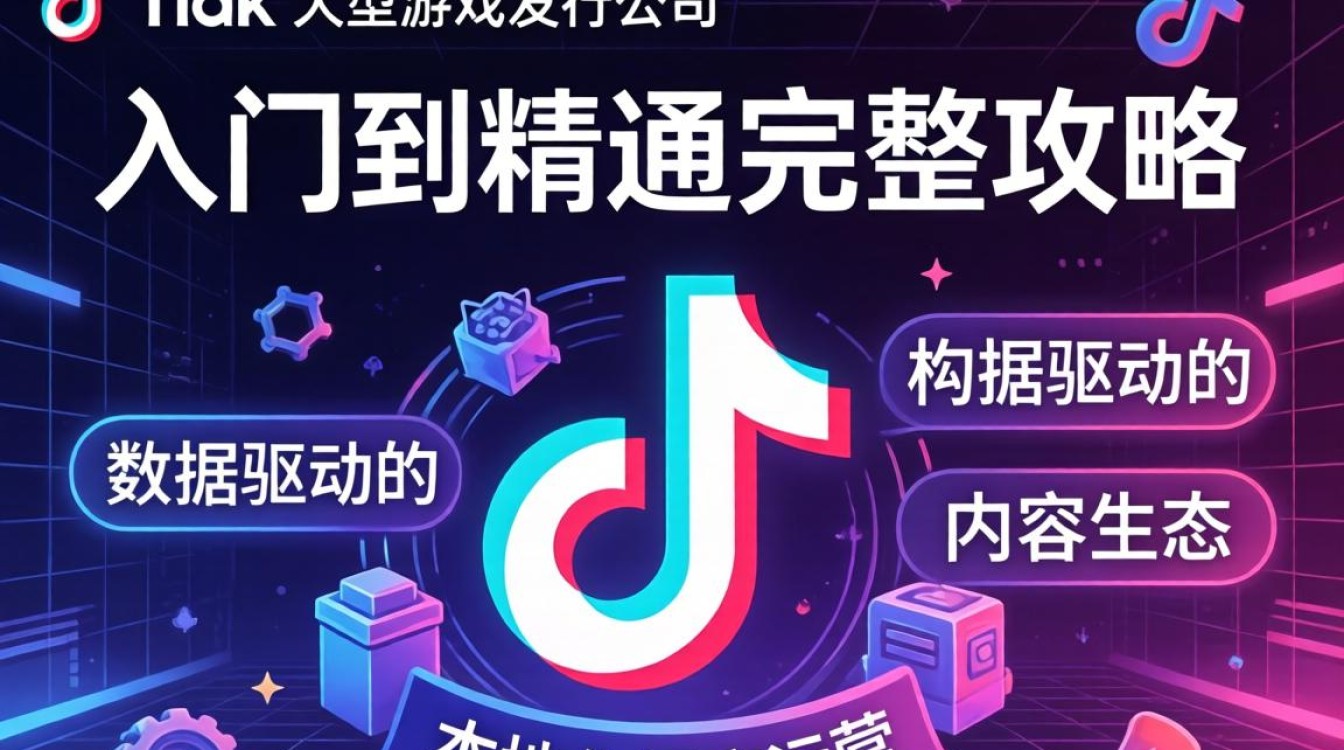TikTok 大型游戏发行公司从入门到精通完整攻略