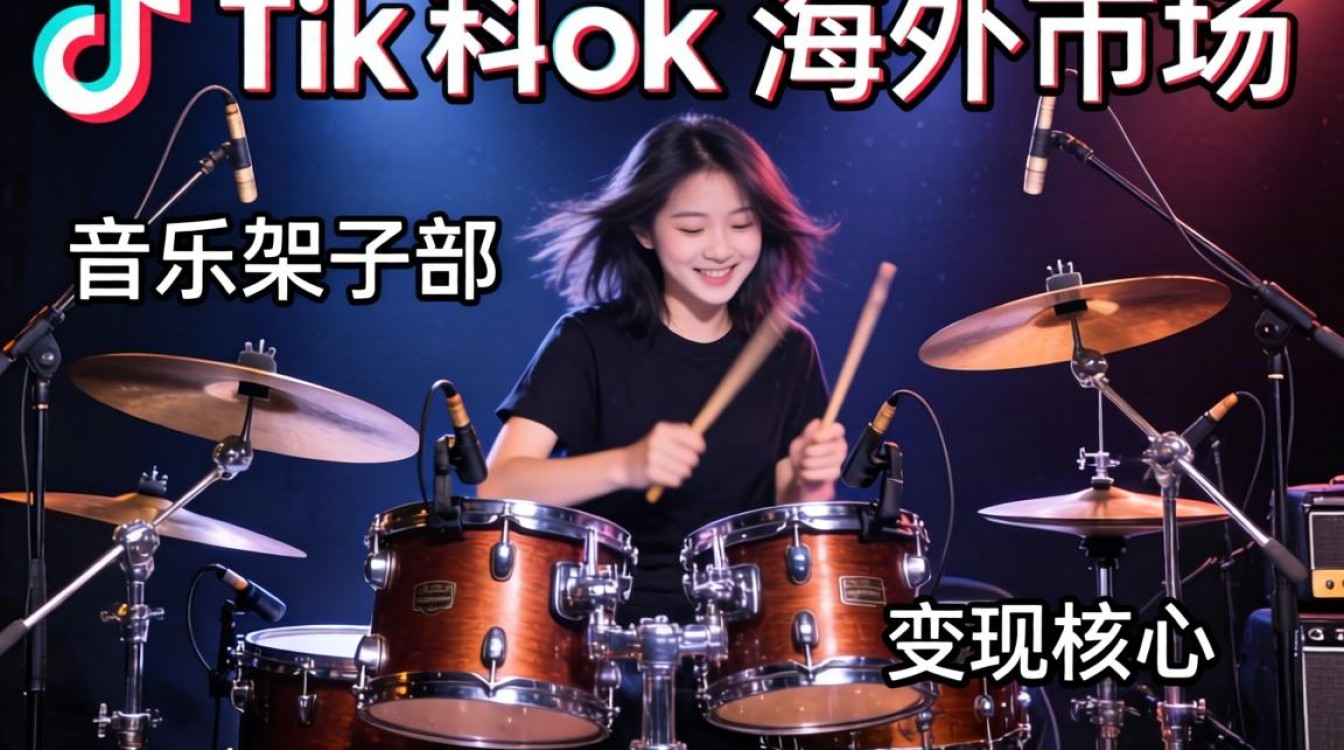 TikTok 音乐架子鼓海外市场变现技巧