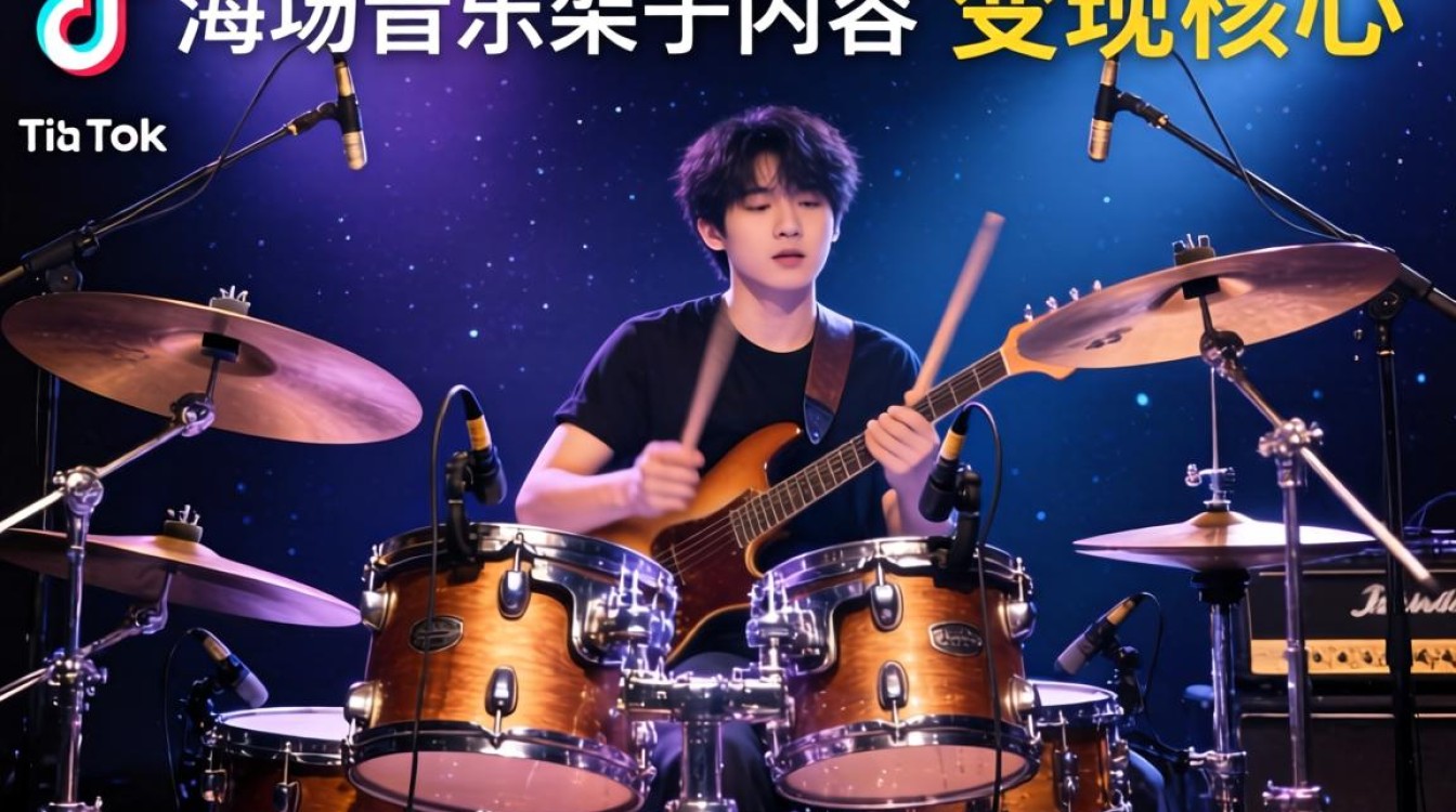 TikTok 音乐架子鼓海外市场变现技巧