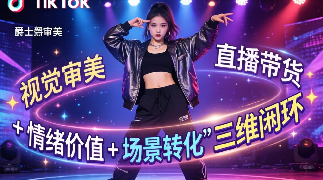 抖音成都爵士舞tiktok直播带货玩法详解