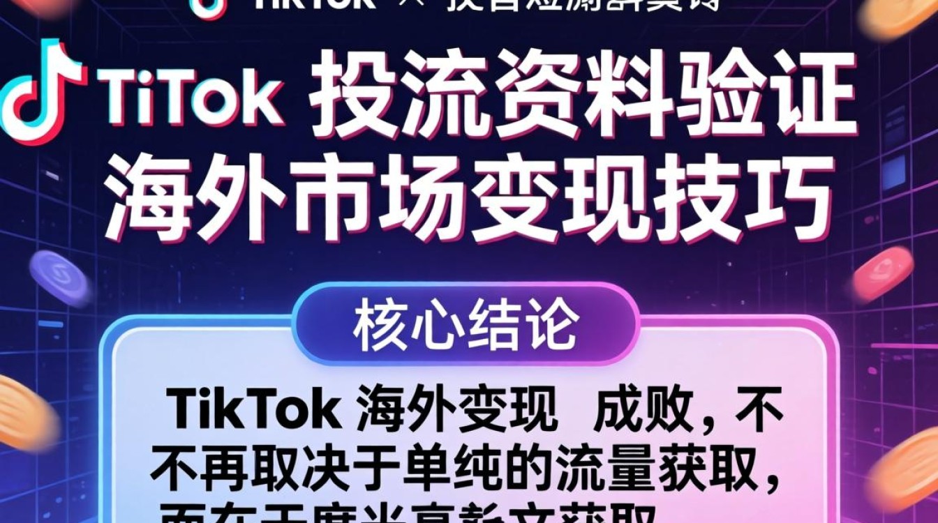 TikTok 投流资料验证是真的吗