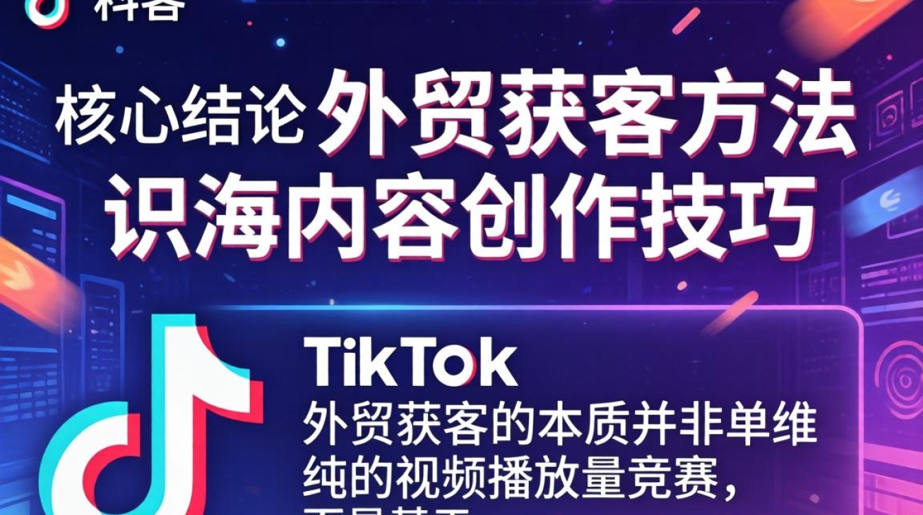 TikTok 外贸获客方法