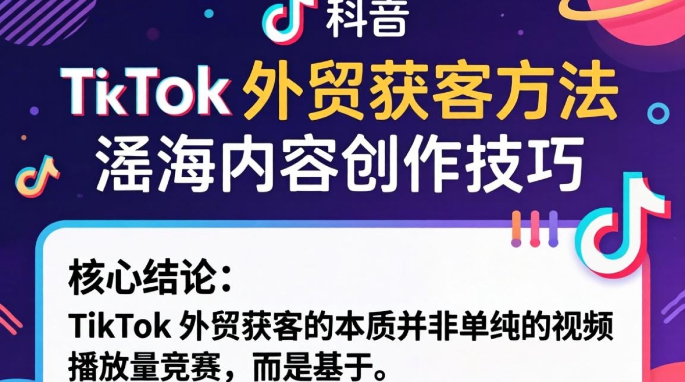 TikTok 外贸获客方法