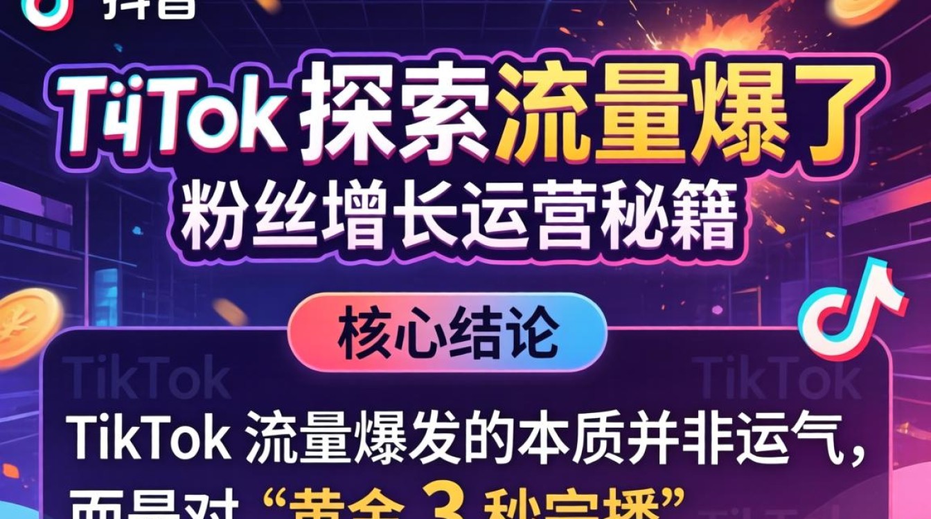 TikTok 探索流量爆了 粉丝增长运营秘籍