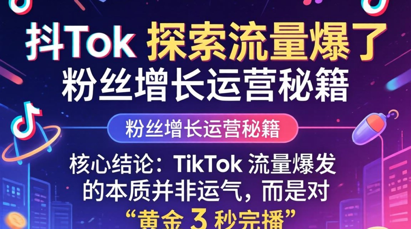 TikTok 探索流量爆了 粉丝增长运营秘籍