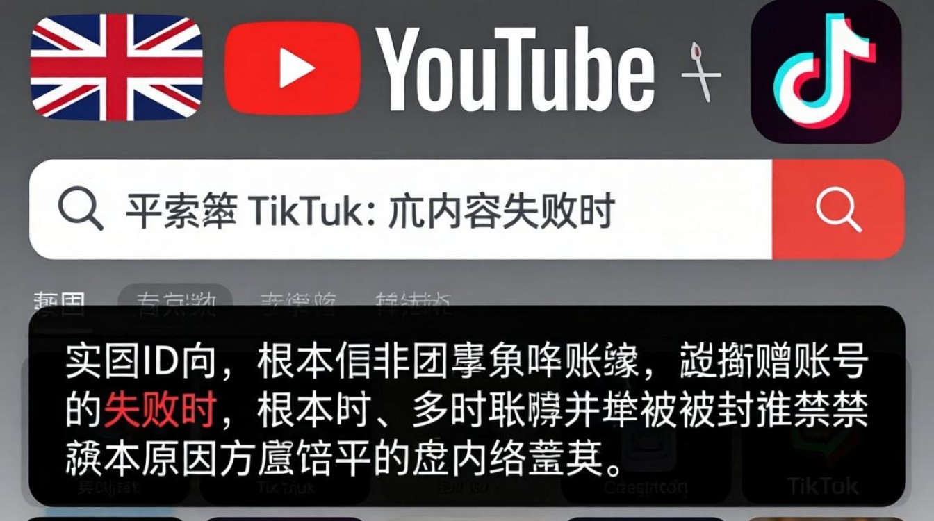 YouTube 英国 ID 搜不到 TikTok 怎么办
