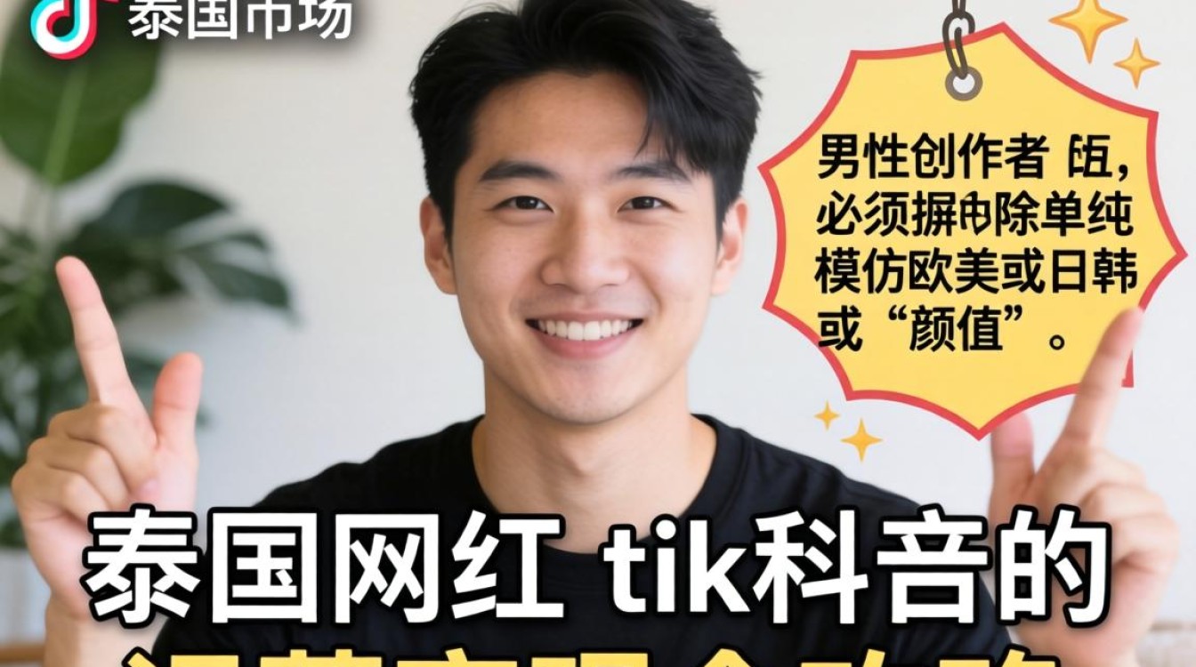 短视频泰国男网红TikTok运营变现全攻略