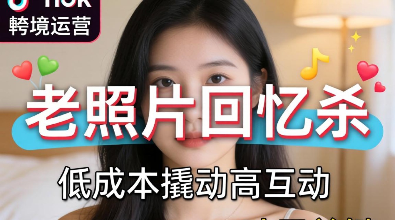 TikTok 老照片回忆杀跨境运营从入门到进阶