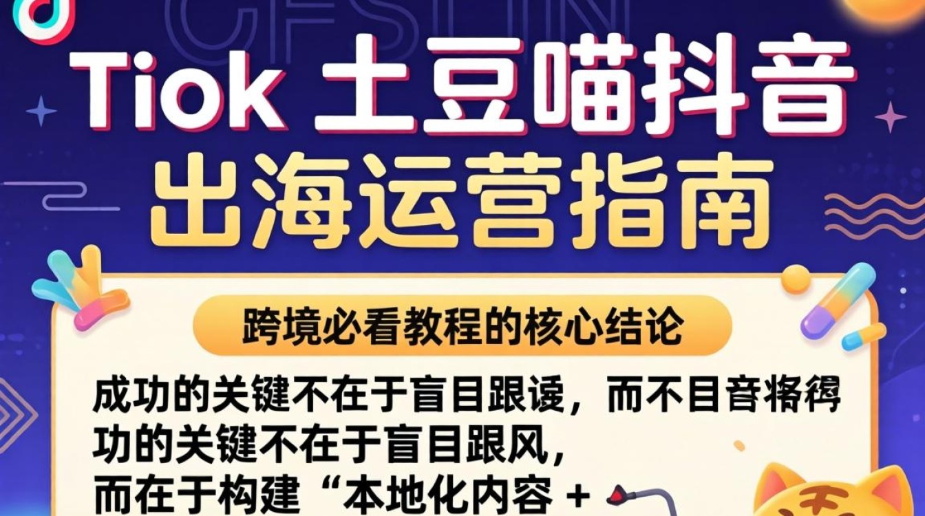 TikTok 土豆喵抖音 出海运营指南