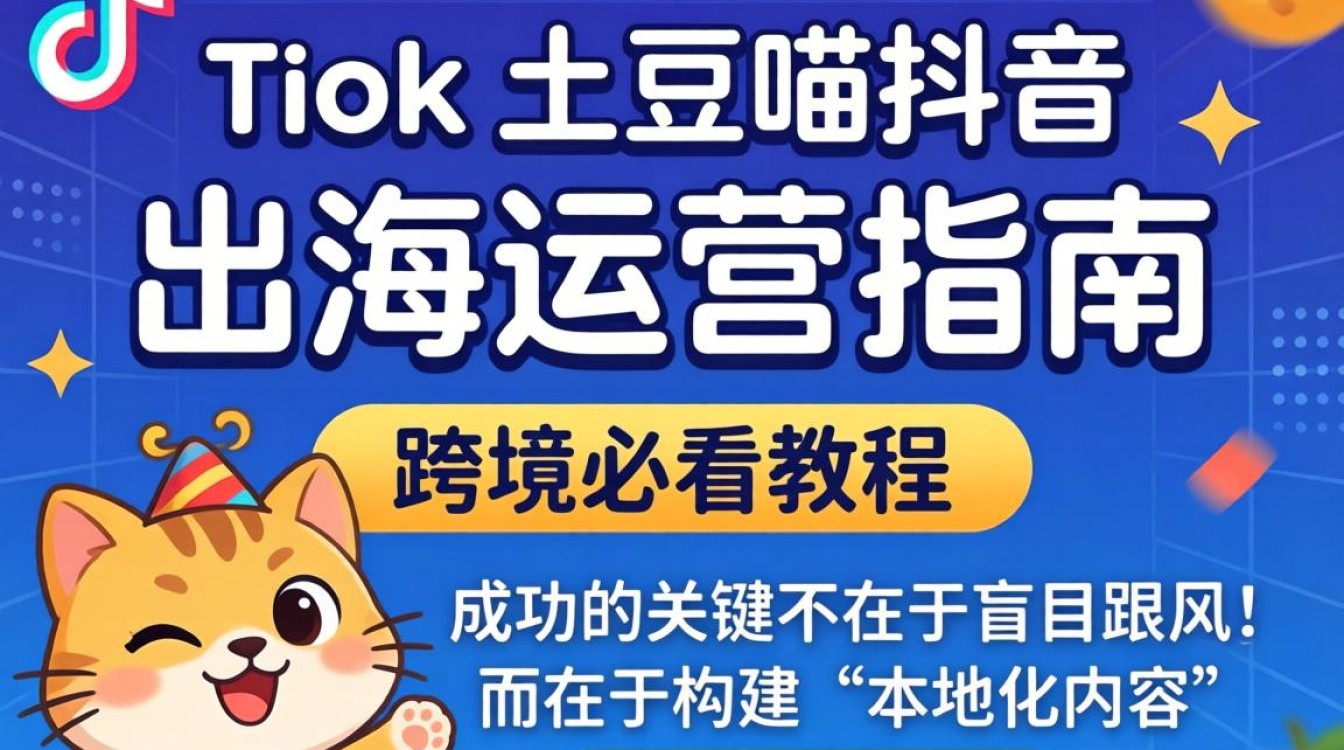 TikTok 土豆喵抖音 出海运营指南