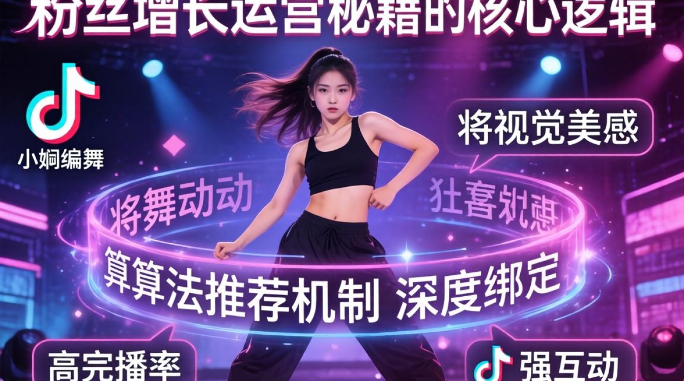 TikTok 小娴编舞粉丝增长运营秘籍