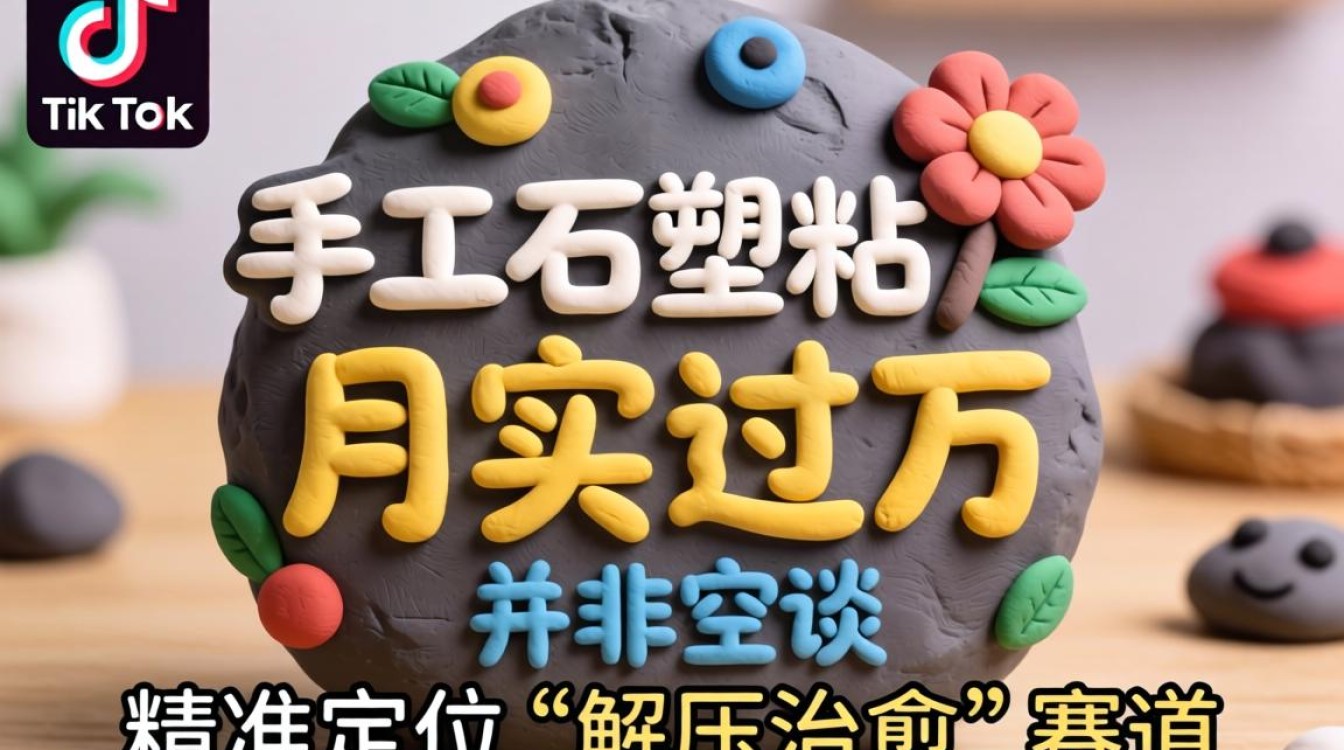 TikTok 手工石塑粘土怎么变现