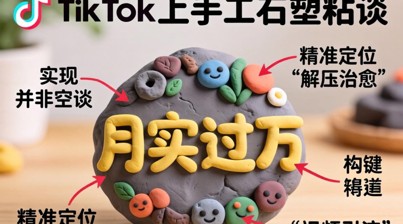 TikTok 手工石塑粘土怎么变现