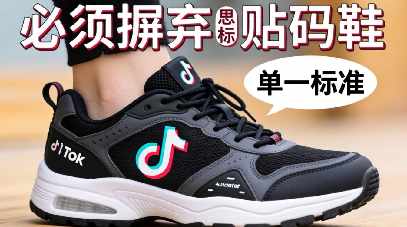 TikTok 鞋子尺码标签怎么贴